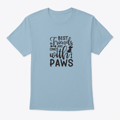 Best Friends Are Ones With Paws Inspirational Quote About Pets Modern - MAGM Enterprises LLC