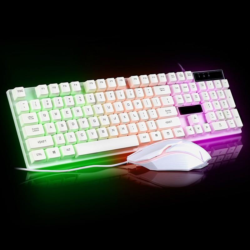 Ninja Dragons White Knight Gaming Keyboard and Mouse Set - Mag Max Mart